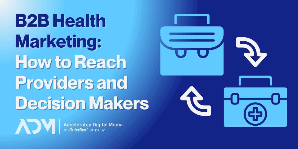 Marketing to doctors and other healthcare decision makers